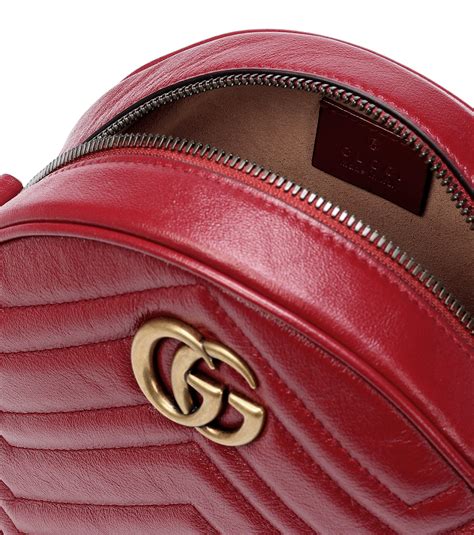 gucci marmont mini red leather|Gucci Marmont small price.